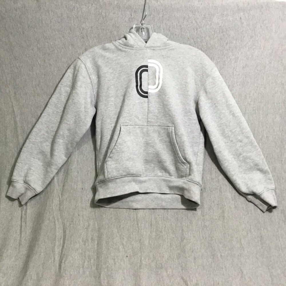 Overtime Kids Youth Gray Cotton Off Set Logo Size YM Hoops Basketball
